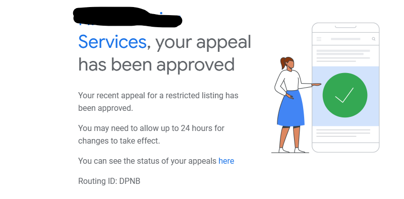 Appeal get approved